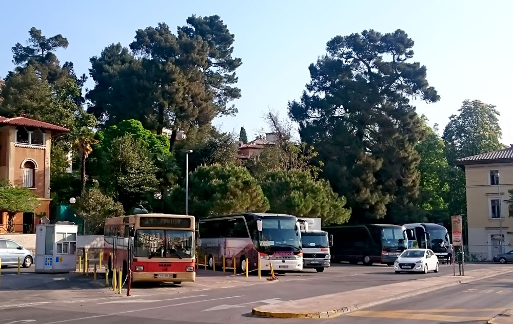 Parkiranje autobusa Opatija